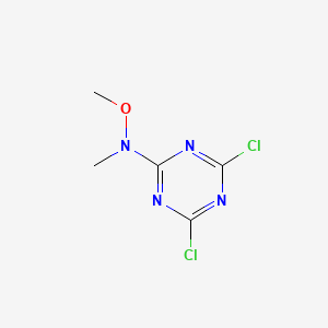 s-Triazine, 4,6-dichloro-2-(N-methoxy-N-methylamino)-
