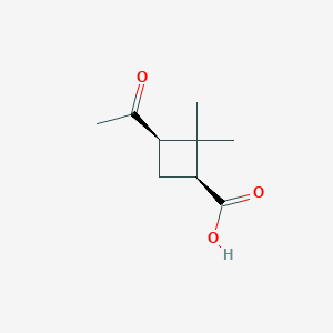 (1S,3R)-3-acetyl-2,2-dimethylcyclobutane-1-carboxylic acid