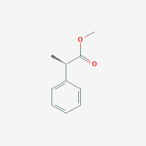 molecular formula C10H12O2 B3050776 Methyl (2S)-2-phenylpropanoate CAS No. 28645-07-0