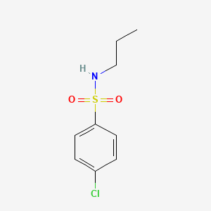molecular formula C9H12ClNO2S B3050805 4-chloro-n-propylbenzenesulfonamide CAS No. 28860-18-6
