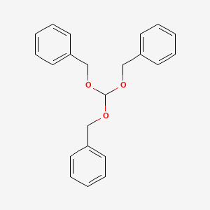 molecular formula C22H22O3 B3050842 (Methylidynetris(oxymethylene))trisbenzene CAS No. 29134-54-1