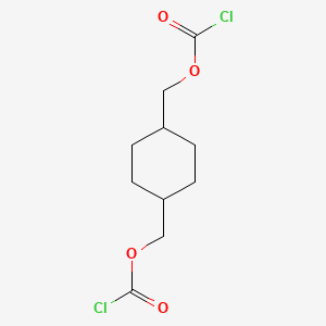molecular formula C10H14Cl2O4 B3050845 Carbonochloridic acid, 1,4-cyclohexanediylbis(methylene) ester CAS No. 2916-24-7