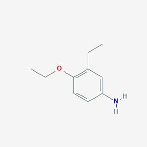 molecular formula C10H15NO B3050850 4-Ethoxy-3-ethylaniline CAS No. 29175-49-3