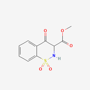 Methyl 3,4-dihydro-4-oxo-2H-1,2-benzothiazine-3-carboxylate 1,1-dioxide