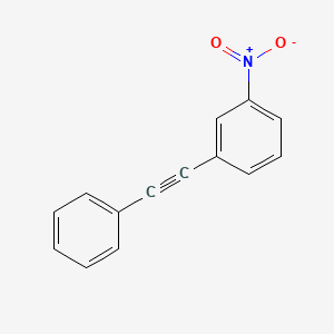 molecular formula C14H9NO2 B3050873 1-Nitro-3-(phenylethynyl)benzene CAS No. 29338-47-4
