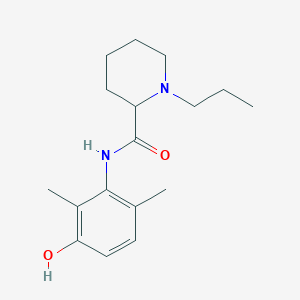 molecular formula C17H26N2O2 B030509 3-Hydroxy Ropivacaine CAS No. 163589-30-8