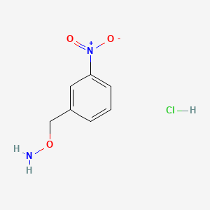 Hydroxylamine, O-(m-nitrophenylmethyl)-, monohydrochloride