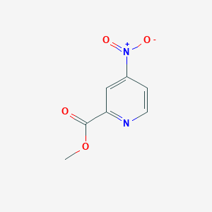 molecular formula C7H6N2O4 B3050907 Methyl 4-nitropyridine-2-carboxylate CAS No. 29681-41-2