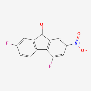 4,7-Difluoro-2-nitro-9h-fluoren-9-one