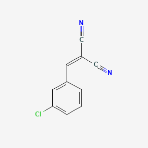 molecular formula C10H5ClN2 B3050913 (3-Chlorobenzylidene)propanedinitrile CAS No. 2972-73-8