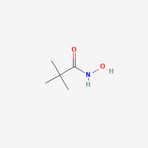 molecular formula C5H11NO2 B3050916 N-hydroxy-2,2-dimethylpropanamide CAS No. 29740-67-8