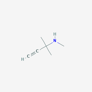 molecular formula C6H11N B3050925 3-Butyn-2-amine, N,2-dimethyl- CAS No. 2978-63-4