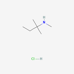 molecular formula C6H16ClN B3050926 methyl(2-methylbutan-2-yl)amine hydrochloride CAS No. 2978-67-8