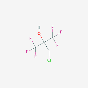 molecular formula C4H3ClF6O B3050941 2-Propanol, 2-(chloromethyl)-1,1,1,3,3,3-hexafluoro- CAS No. 29871-68-9