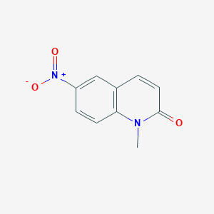molecular formula C10H8N2O3 B3050949 1-Methyl-6-nitroquinolin-2(1h)-one CAS No. 29969-52-6