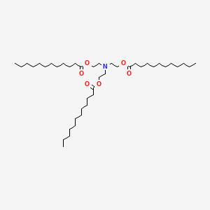 molecular formula C42H81NO6 B3050953 Nitrilotriethylene trilaurate CAS No. 3002-20-8