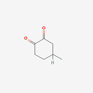 molecular formula C7H10O2 B3050964 1,2-Cyclohexanedione, 4-methyl- CAS No. 3008-42-2