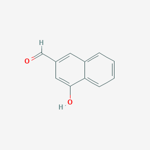 molecular formula C11H8O2 B3050971 4-Hydroxynaphthalene-2-carbaldehyde CAS No. 301180-18-7