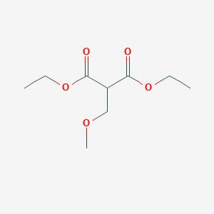 molecular formula C9H16O5 B3051000 1,3-DIETHYL 2-(METHOXYMETHYL)PROPANEDIOATE CAS No. 30379-04-5