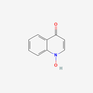 molecular formula C9H7NO2 B3051003 4-Quinolinol, 1-oxide CAS No. 3039-74-5