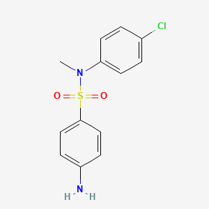 molecular formula C13H13ClN2O2S B3051023 ZXX2-77 CAS No. 304913-22-2