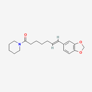 molecular formula C19H25NO3 B3051025 (E)-Piperolein A CAS No. 30505-92-1