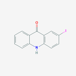 molecular formula C13H8INO B3051030 2-iodoacridin-9(10H)-one CAS No. 30558-59-9