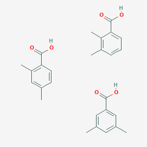 molecular formula C27H30O6 B3051035 Benzoic acid, dimethyl- CAS No. 30587-19-0