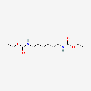 molecular formula C12H24N2O4 B3051039 Carbamic acid, 1,6-hexanediylbis-, diethyl ester CAS No. 3066-65-7