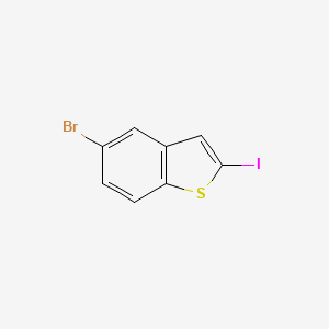 molecular formula C8H4BrIS B3051041 5-Bromo-2-iodo-benzo[b]thiophene CAS No. 306762-46-9