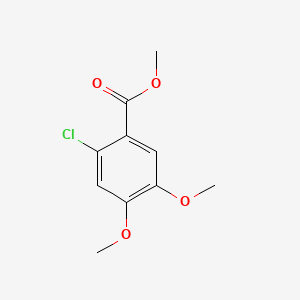 molecular formula C10H11ClO4 B3051054 methyl 2-chloro-4,5-dimethoxybenzoate CAS No. 30714-88-6