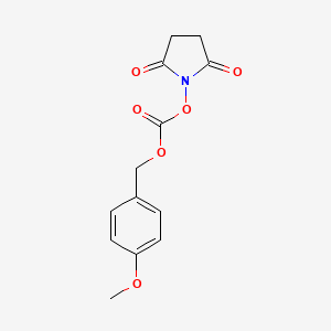 1-({[(4-Methoxyphenyl)methoxy]carbonyl}oxy)pyrrolidine-2,5-dione