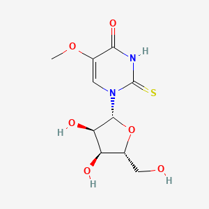 molecular formula C10H14N2O6S B3051065 5-Methoxy-2-thiouridine CAS No. 30771-43-8