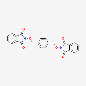 2-[[4-[(1,3-Dioxoisoindol-2-yl)oxymethyl]phenyl]methoxy]isoindole-1,3-dione