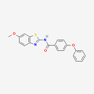 Benzamide, N-(6-methoxy-2-benzothiazolyl)-4-phenoxy-