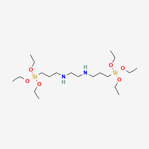 molecular formula C20H48N2O6Si2 B3051079 N,N'-Bis(3-(triethoxysilyl)propyl)ethylenediamine CAS No. 30858-91-4