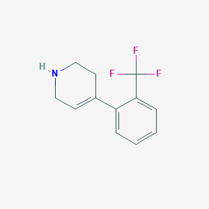 4-[2-(Trifluoromethyl)phenyl]-1,2,3,6-tetrahydropyridine
