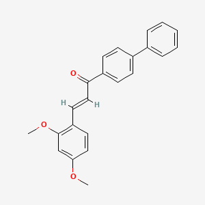 (E)-1-(4-Biphenylyl)-3-(2,4-dimethoxyphenyl)-2-propene-1-one