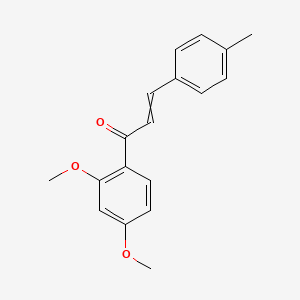 (2E)-1-(2,4-dimethoxyphenyl)-3-(4-methylphenyl)prop-2-en-1-one