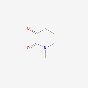 molecular formula C6H9NO2 B3051092 1-Methylpiperidine-2,3-dione CAS No. 30932-82-2