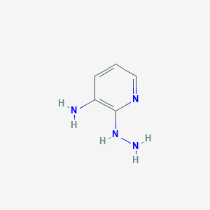 molecular formula C5H8N4 B3051096 2-Hydrazinylpyridin-3-amine CAS No. 30962-77-7