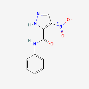 4-nitro-N-phenyl-1H-pyrazole-3-carboxamide