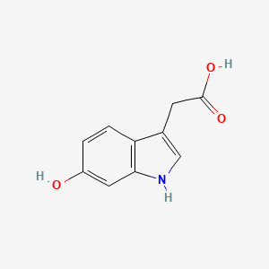 molecular formula C10H9NO3 B3051100 2-(6-hydroxy-1H-indol-3-yl)acetic Acid CAS No. 31031-05-7