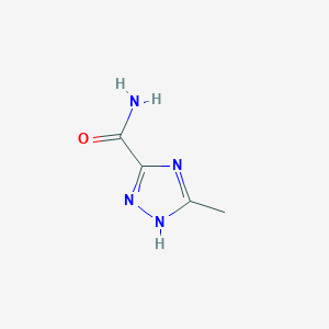 3-methyl-1H-1,2,4-triazole-5-carboxamide