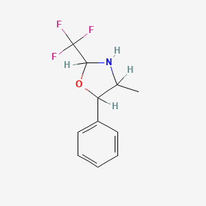 4-Methyl-5-phenyl-2-(trifluoromethyl)-1,3-oxazolidine
