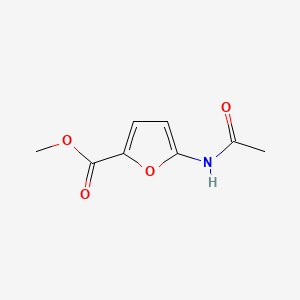 molecular formula C8H9NO4 B3051129 Acetamide, N-(2-methoxycarbonylfuryl)- CAS No. 31230-24-7