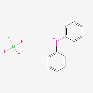 molecular formula C12H10BF4I B3051134 Diphenyliodonium tetrafluoroborate CAS No. 313-39-3