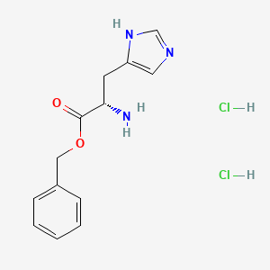 molecular formula C13H16ClN3O2 B3051139 Benzyl L-histidinate dihydrochloride CAS No. 31321-62-7