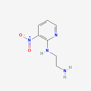 molecular formula C7H10N4O2 B3051150 N-(3-Nitro-2-pyridyl)ethylenediamine CAS No. 31411-12-8
