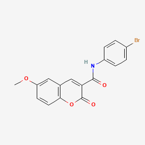 N-(4-Bromophenyl)-6-methoxy-2-oxo-2H-chromene-3-carboxamide
